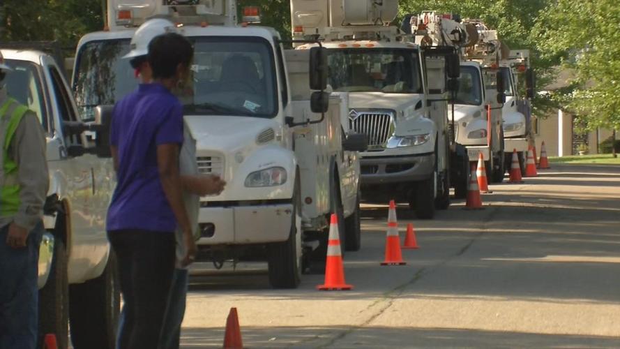 LG&E working to restore power to all customers after Friday's storms