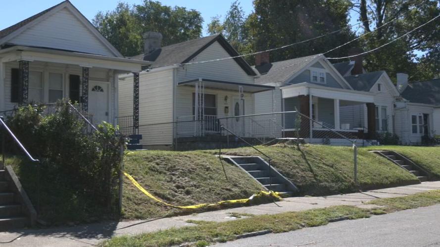 Scene of an Oct. 1, 2022 homicide in the 1400 block of Hazel Street