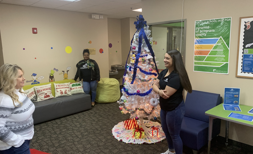 Staff at Boys and Girls Club at St. Stephens Church in west Louisville