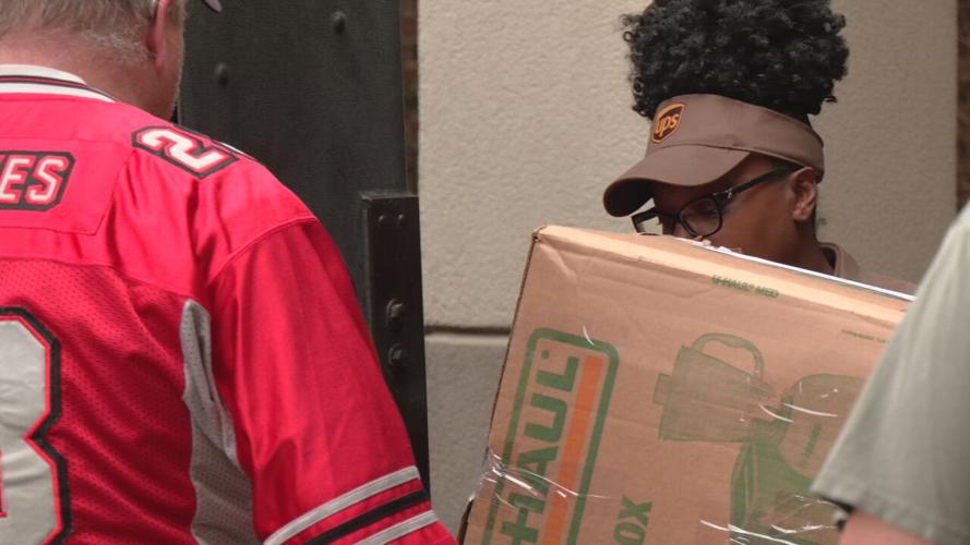 UPS sock donation to Wayside Christian Mission 3-7-24