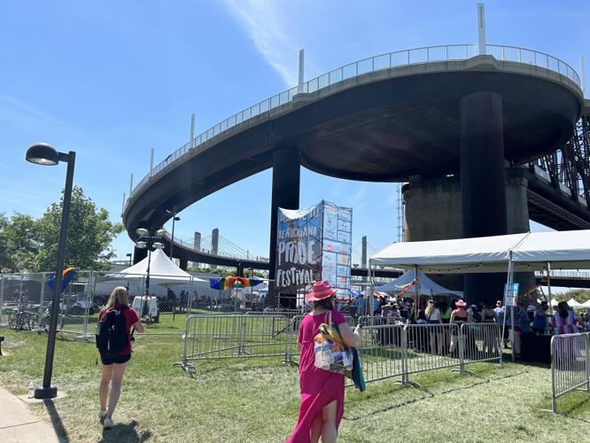 Big Four Bridge pride festival