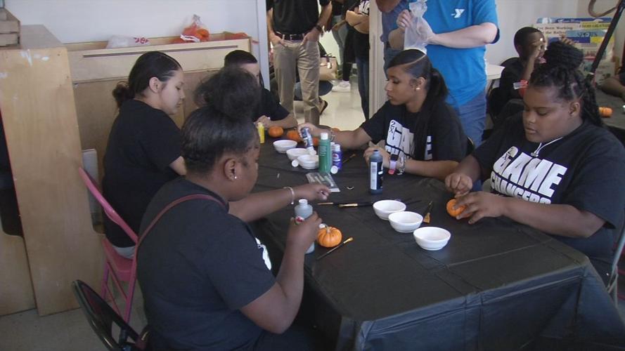 Members of the Louisville nonprofit Christopher 2X Game Changers