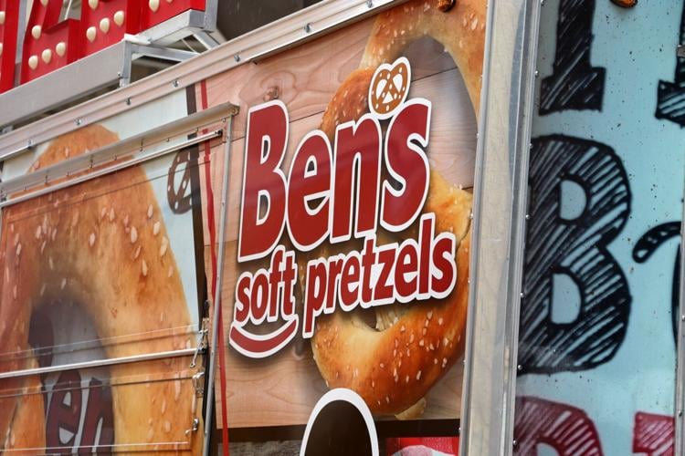 Crews set up booths along the Ohio River one day before Thunder Over Louisville 2023