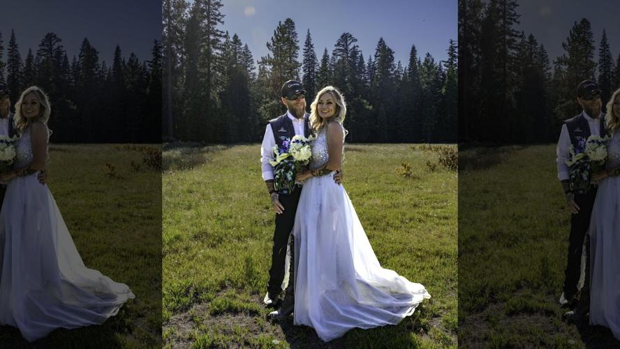 Biker Couple - Justin Reid and Victoria Hemenes Wedding