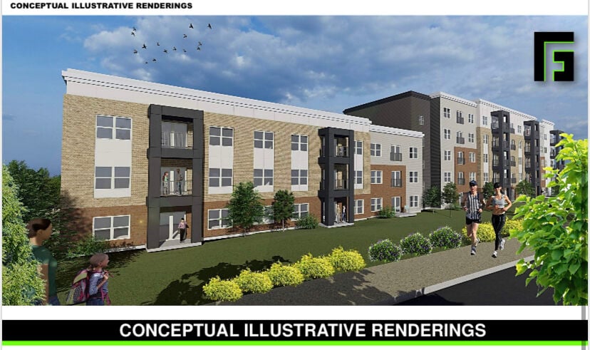 Renderings for apartment complex in Clarksville