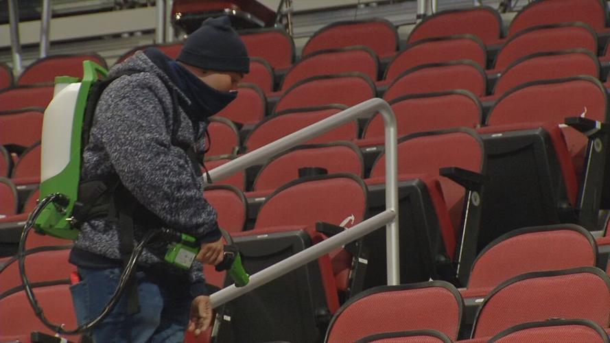Cleaning the KFC Yum! Center
