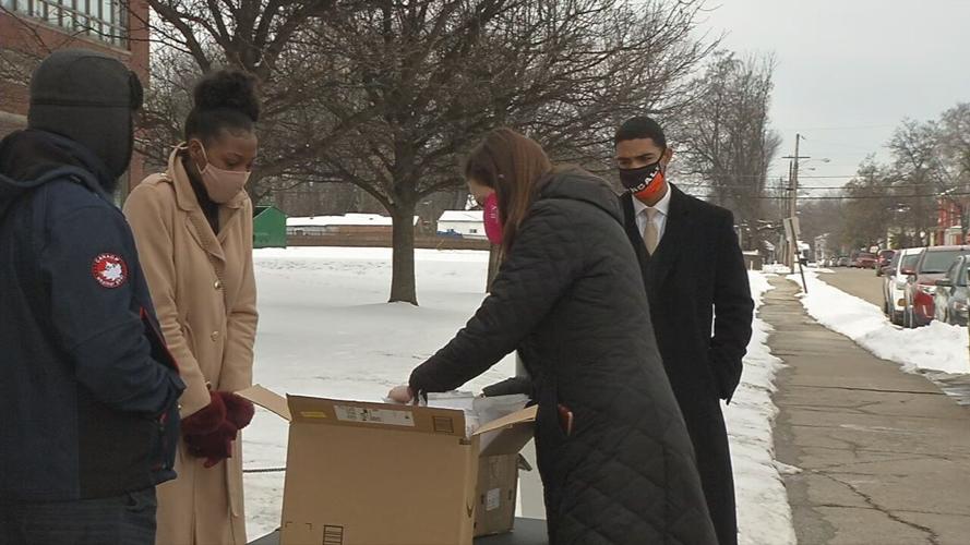 Whitney Austin visits St. Stephen Church