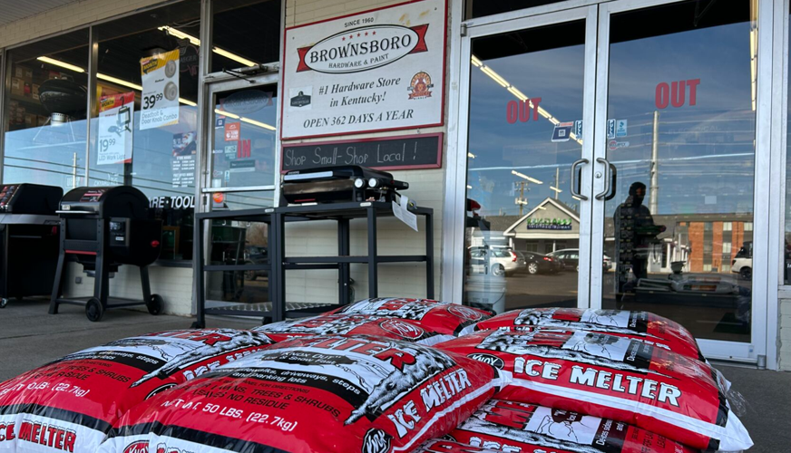 Brownsboro Hardware in Louisville preparing for snowstorm