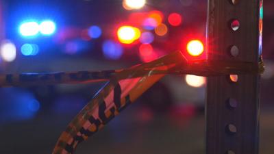 LMPD investigates a crime scene