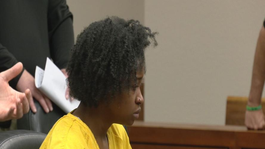 Saniya Frazier in court