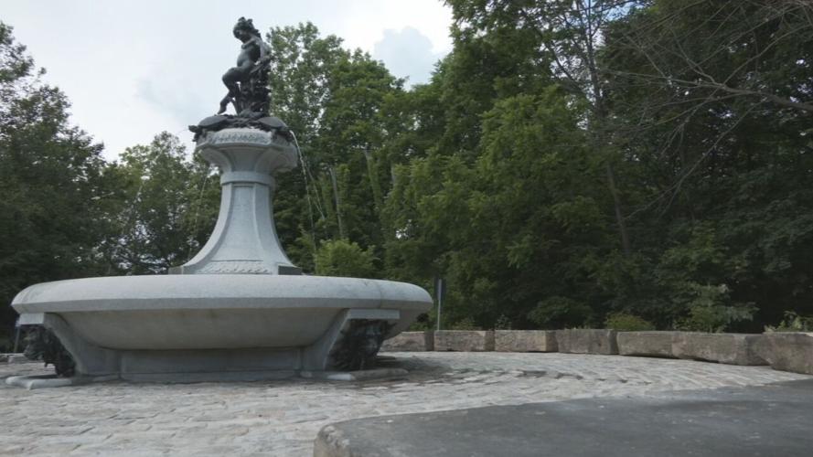 Refurbished Hogan's Fountain at Cherokee Park