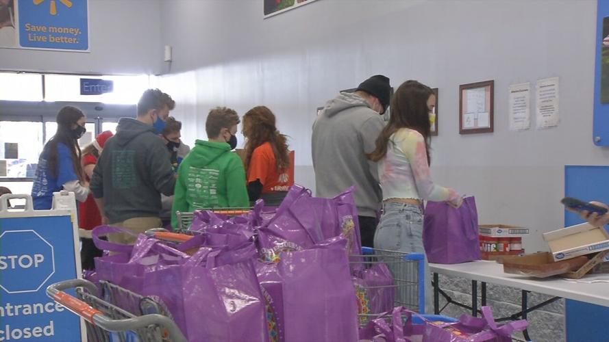 Salvation Army Angel Tree event in New Albany, Indiana