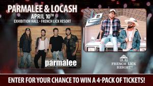 Parmalee and LOCASH at French Lick Resort Giveaway