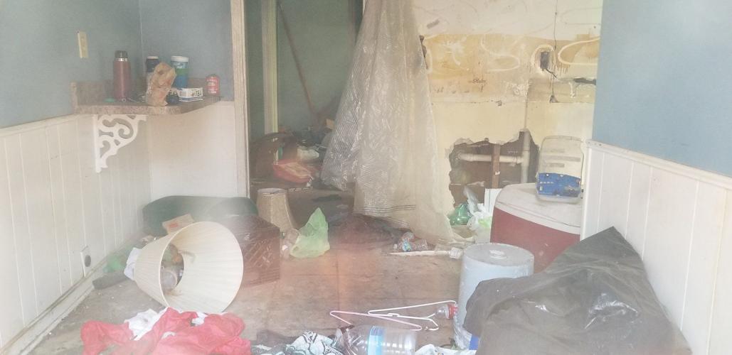 garbage inside home before reno