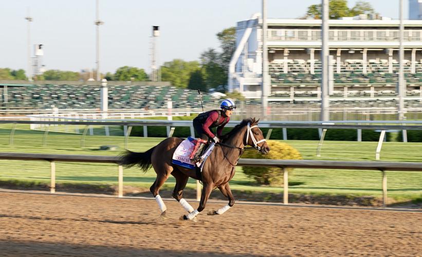 DERBY - OAKS HORSE - COACH  TUESDAY 4-29-2021.JPG
