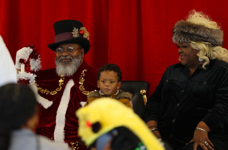 Santa at Kentucky College of Barbering