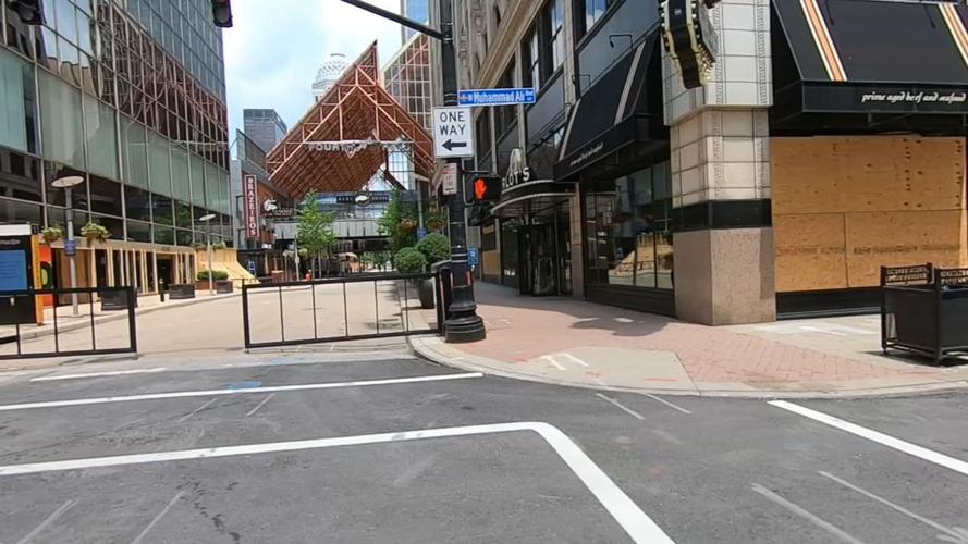 Fourth Street Live! boarded up after May 2020 unrest