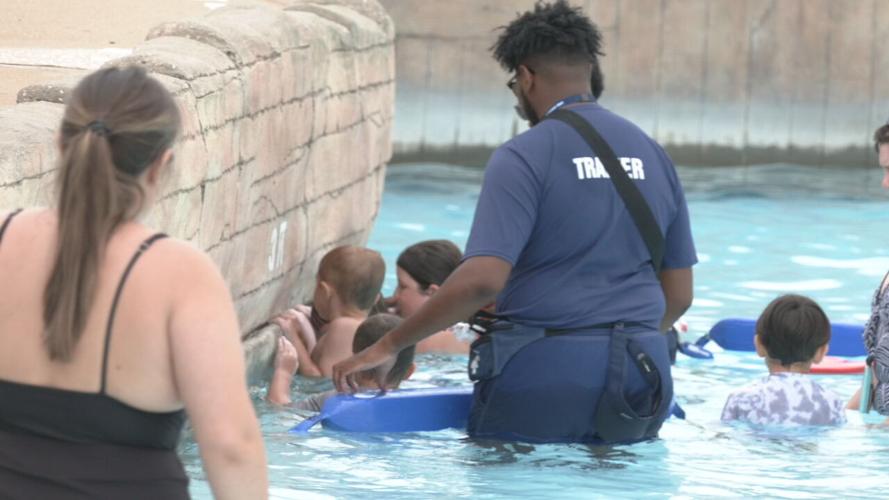Kentucky Kingdom annual swim lesson 6-22-23