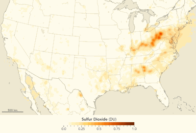 FRESH AIR: Watching Levels Of Sulfur Dioxide Pollution Drop...