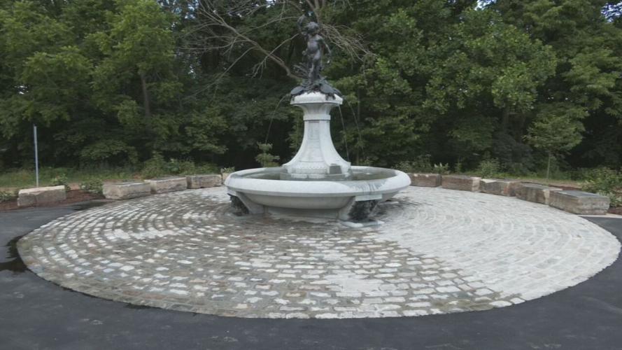 Refurbished Hogan's Fountain at Cherokee Park