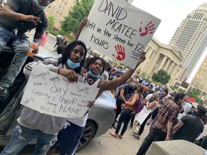 Protesters for David McAtte 6-1-20