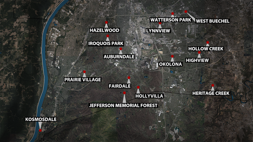 Jefferson PVA map