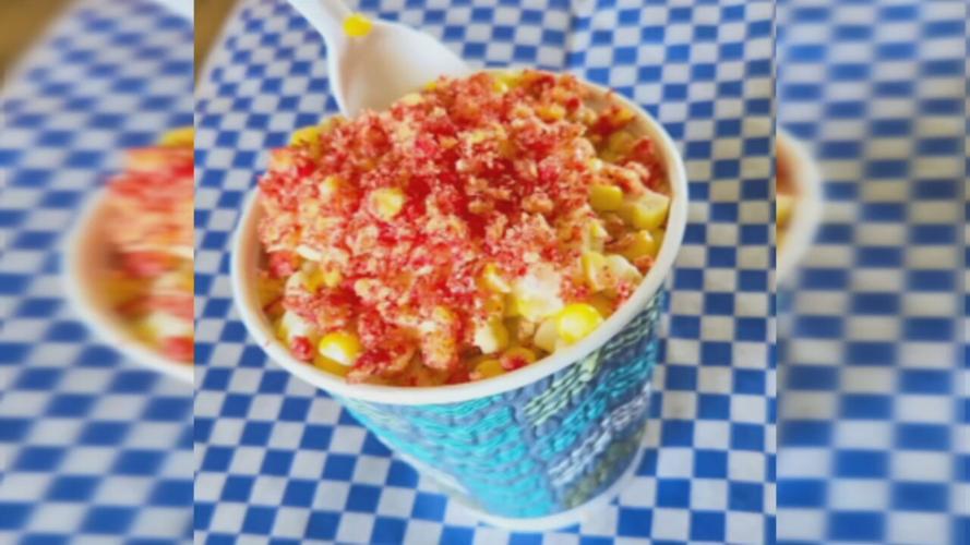 Flaming Hot Cheeto Corn in a Cup