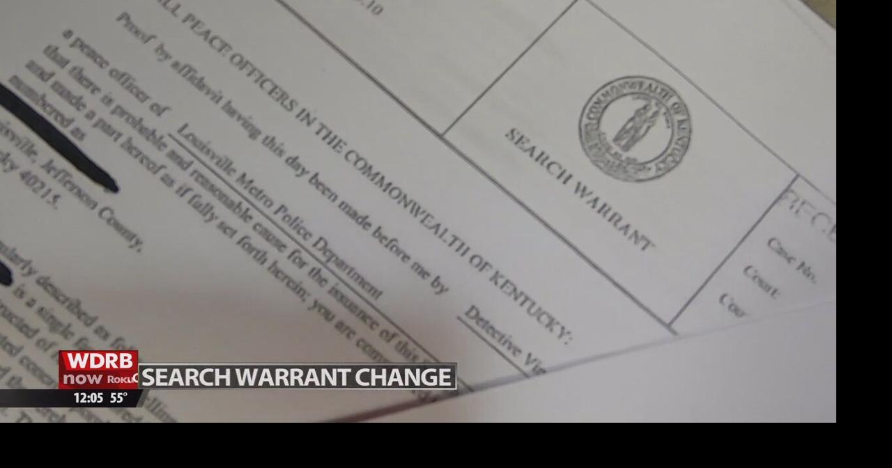 Kentucky issues new guidelines for search warrants, but Louisville