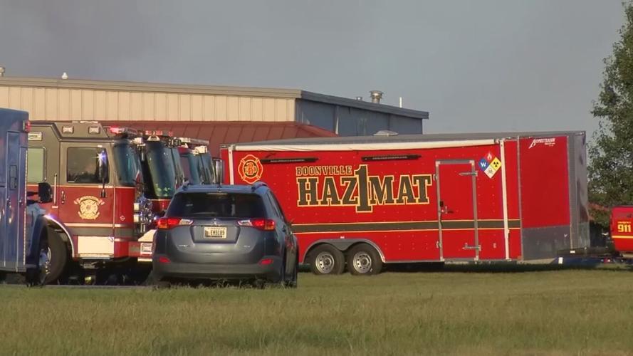 Warrick County, Indiana, chemical fire 9-6-25