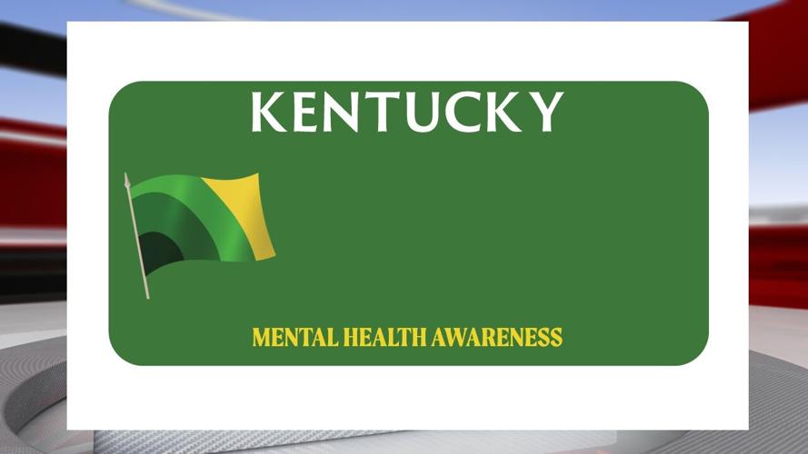Mental Health awareness license plate