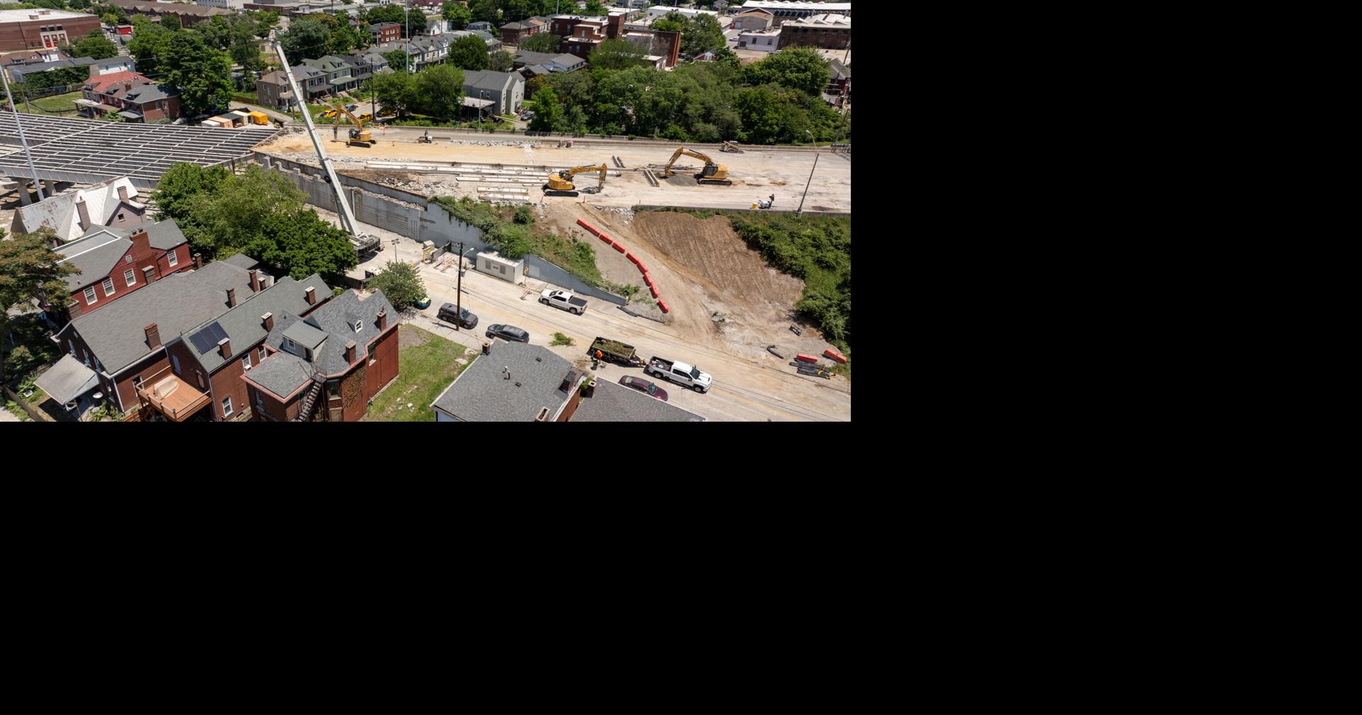 I-65 construction over Kentucky and Brooks streets 6-4-26