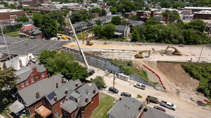 I-65 construction over Kentucky and Brooks streets 6-4-26