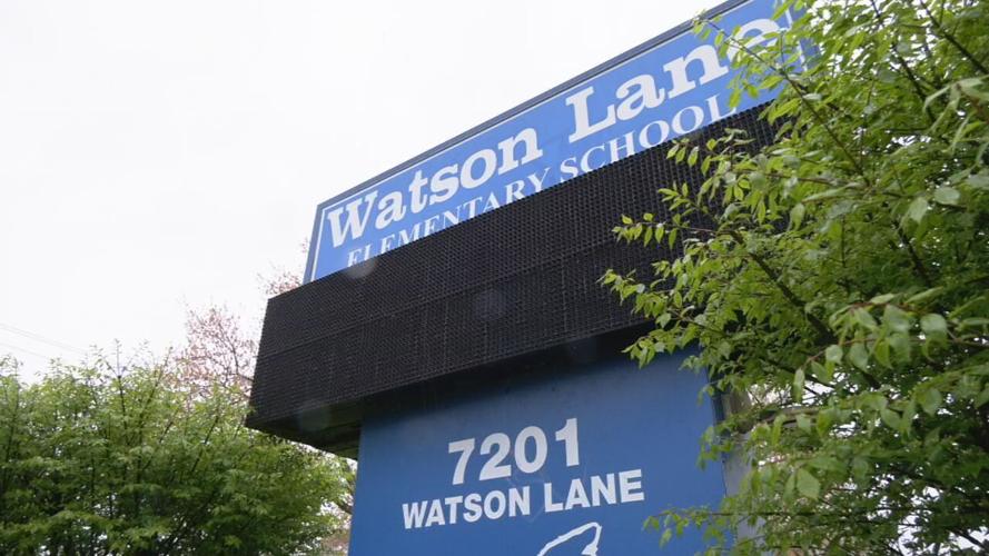 Watson Lane Elementary sign - 4.10.24
