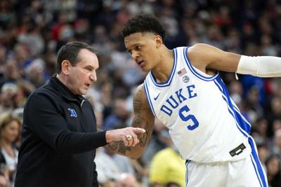 Duke coach Mike Krzyzewski