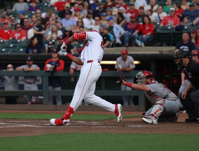 A Bats hitter connects with a pitch.JPG