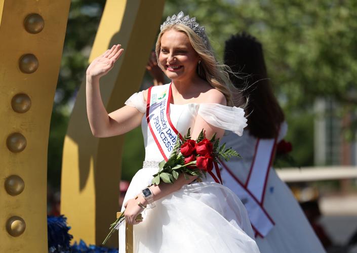 KDF princess waves to crowd