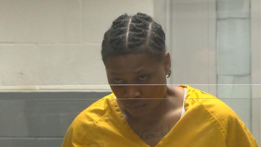 Airel Taylor in arraignment court