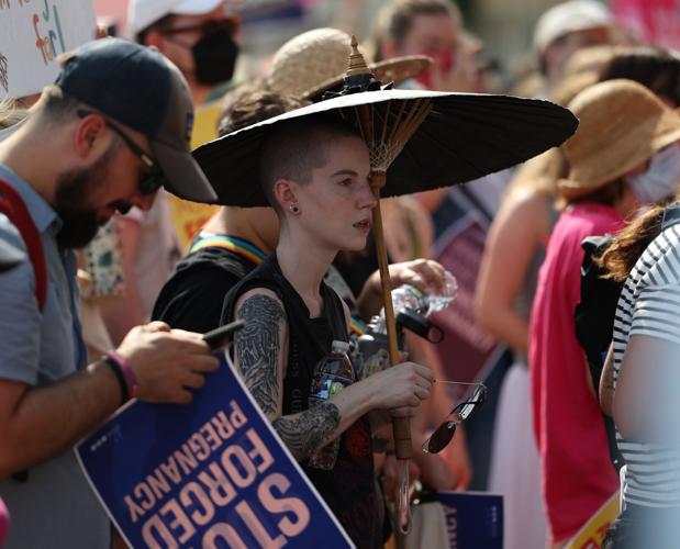 Abortion rally in downtown Louisville