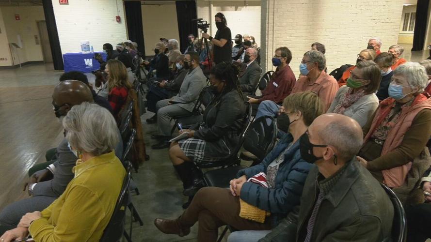 Community members gather for discussion on policing at Frazier History Museum