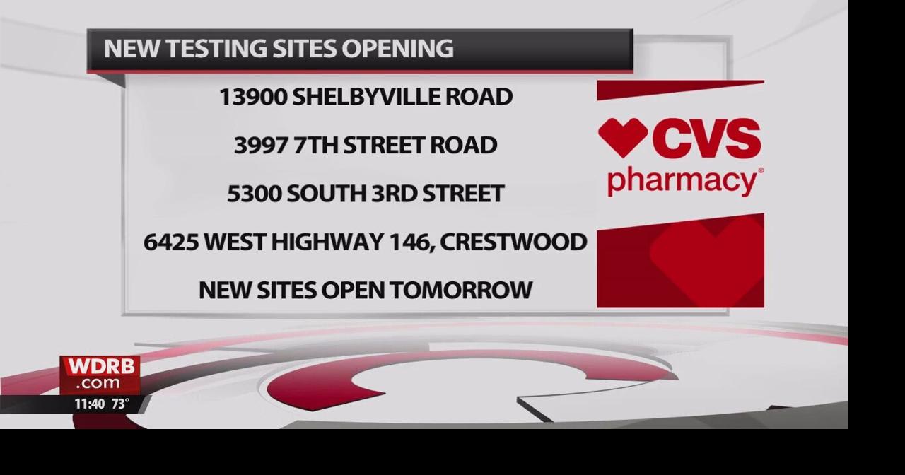 CVS opening 4 new COVID19 drivethru test sites in Louisville area