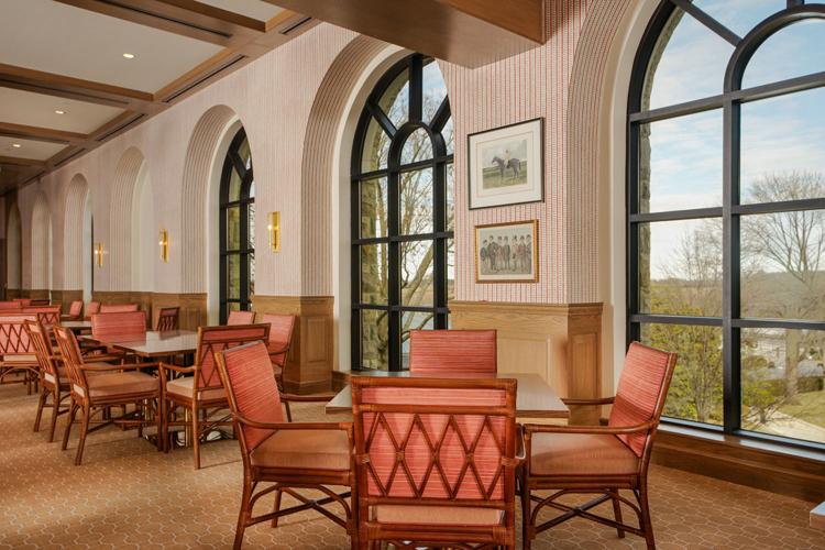 KEENELAND HOSPITALITY SPACES INSIDE OF PADDOCK BUILDING