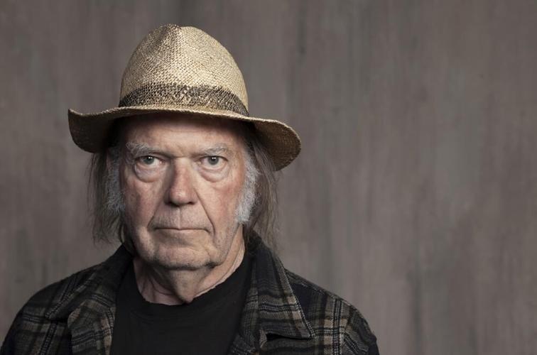 Neil Young in hat