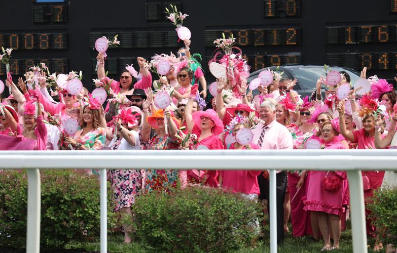 Survivors cheer at Churchill Downs - May 2.JPG
