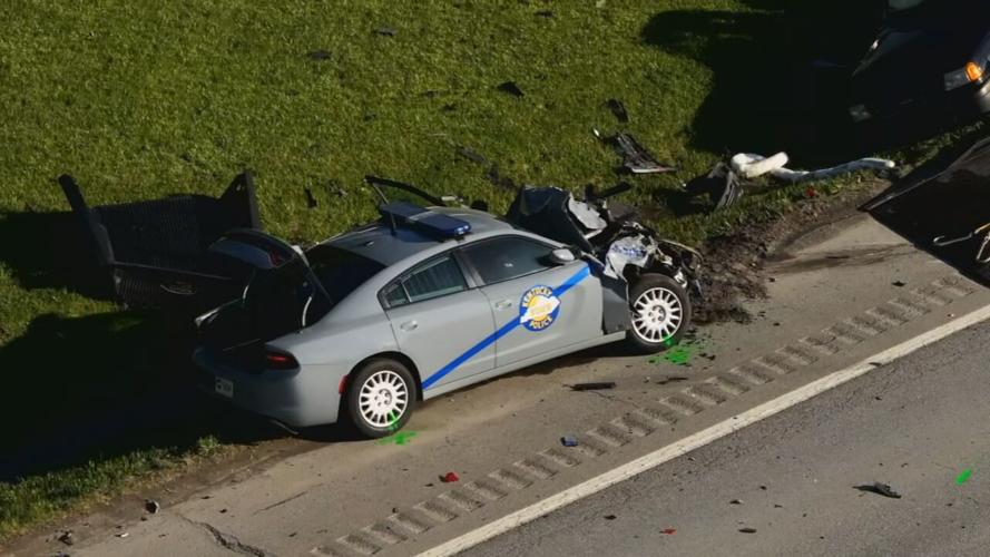 KSP Trooper crash on Dixie Hwy - 4.29.26