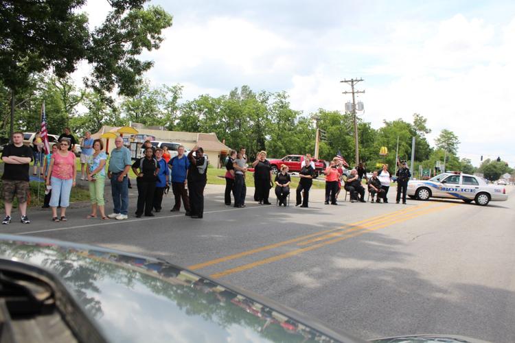 Funeral service and procession for Bardstown Police Ofc. Jason Ellis on May 30, 2013