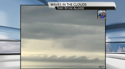 KELVIN-HELMHOLTZ Clouds Look Like Waves In The Ocean...