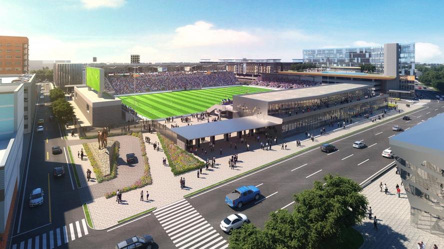 Lexington Pro Soccer Stadium Rendering