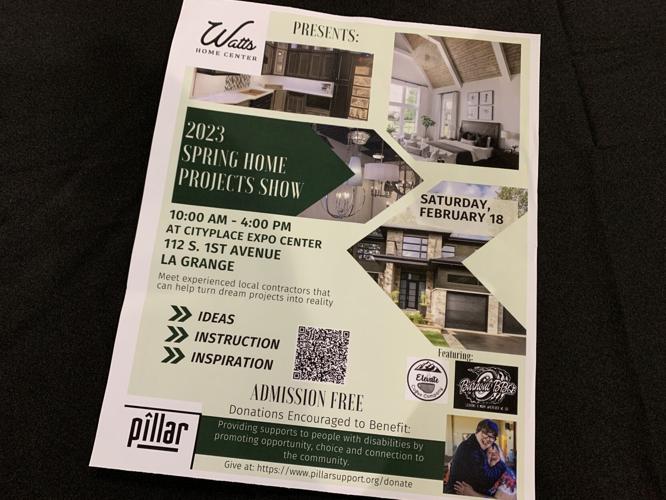 The Spring Home Projects show flyer