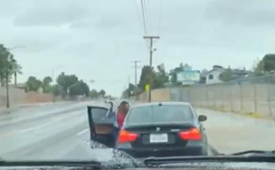 Mom recorded chasing 14-year-old son who took her BMW, whipping him with belt