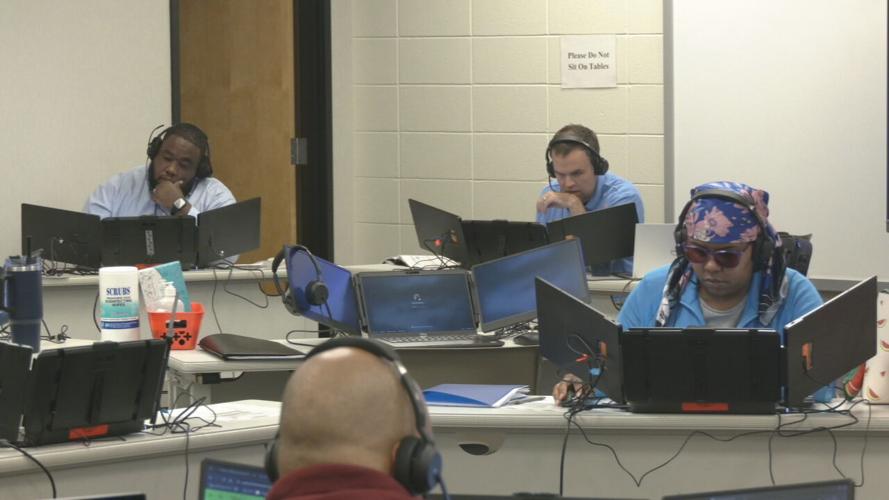 Staff answers calls to JCPS 485-RIDE transportation hotline